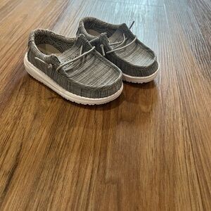 Hey Dude Kids Gray Slip-On Sneakers